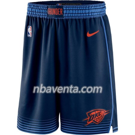 Oklahoma City Thunder Hombre Pantalones Navy 2018-19 Nike Swingman